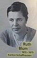 Ruth Blum niet later dan 1975 overleden op 2 augustus 1975