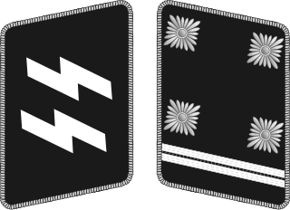 <i>Obersturmbannführer</i> Paramilitary officers rank in Nazi Germany