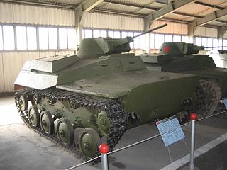 <span class="mw-page-title-main">T-40 tank</span> Soviet amphibious light tank