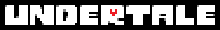 The logo shows the text "UNDERTALE" in white pixel-art text, with a red heart making up the counter in the "R".