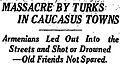 New York Times article headline, February 23, 1915.