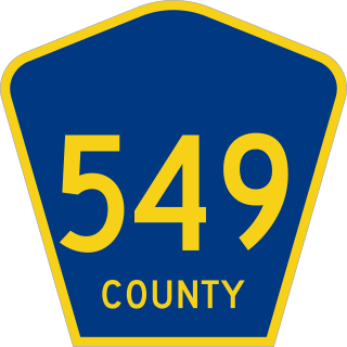 <span class="mw-page-title-main">County Route 549 (New Jersey)</span> County highway in New Jersey, U.S.