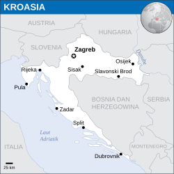 Lokasi Kroasia