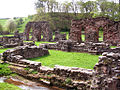 Ruins of separate outbuildings