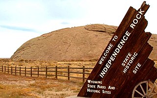 Independence Rock (Wyoming) United States historic place