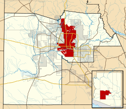 Vị trí trong quận Maricopa và tiểu bang Arizona