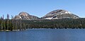 Southwest aspects of Reids Peak (left) and Bald Mountain (right) viewed from Lost Lake