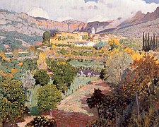 El valle de les naranxales, Santiago Rusiñol, 1901