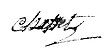 Signature de Charles Antoine Chasset