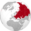 Image 10Map showing the greatest territorial extent of the Soviet Union and the sovereign states that it dominated politically, economically and militarily in 1960, after the Cuban Revolution of 1959 but before the official Sino-Soviet split of 1961 (total area: c. 35,000,000 km2) (from Soviet Union)