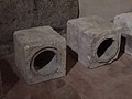 Stone pipe sections in the Palace of Diocletian, detail