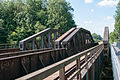 Eisenbahnbrücke, Ansicht aus Fahrtrichtung Neheim