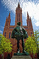 Wilhelm I. vor der Marktkirche in Wiesbaden