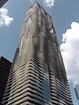 Aqua in Chicago was once the world's tallest female-designed building, now beaten by St. Regis Chicago, designed by the same architect, Jeanne Gang.