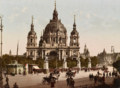 Berliner Dom und Schlossbrücke, um 1900