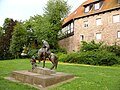 Blick auf den Nordflügel der Burg