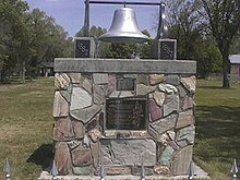 Curlew Valley Settler's Bell at the Snowville City Park. Curlew Valley.jpg