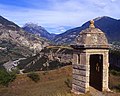 The Alps and the Guil valley seen from Fort Mont-Dauphin