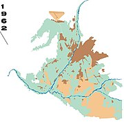 Expansión urbana de Arequipa en 1962