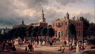 Independence Hall, c.1858