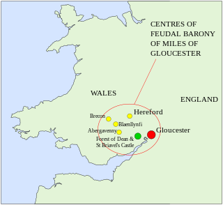 <span class="mw-page-title-main">Miles of Gloucester, 1st Earl of Hereford</span> 12th-century Anglo-Norman nobleman and earl