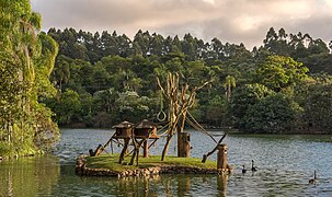 Monkey Island in São Paulo Zoo