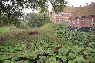 Næsbyholm Manor house near Glumsø, Denmark