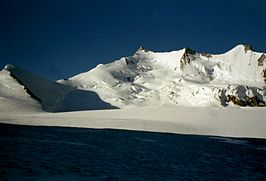 Nadelgrat met van links naar rechts: Ulrichshorn, Nadelhorn, Stecknadelhorn, Hohberghorn