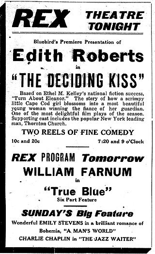 <i>The Deciding Kiss</i> 1918 film