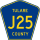 County Road J25 marker