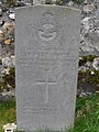 Grave of an Irish WAAF, Clonmacnoise. Cpl Bridget White was serving with the No3 (Pilots) Advanced Flying Unit based at RAF South Cerney when she died in a road accident.[18]