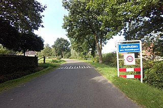 Zandhuizen Village in Friesland, Netherlands