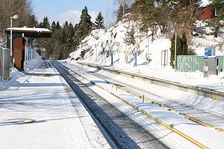 <span class="mw-page-title-main">Østhorn (station)</span> Oslo metro station