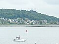 Le bourg de Landévennec en bordure de la Rade de Brest.