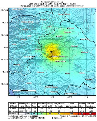 <span class="mw-page-title-main">2020 Zagreb earthquake</span>