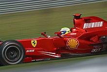 Photo de la Ferrari F2007 de Felipe Massa