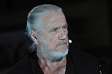 Jürgen Prochnow als Hunnenkönig Etzel im Stück Siegfrieds Erben bei den Nibelungenfestspiele Worms