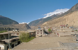 Zicht op Jomsom (2001).