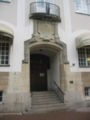 Former telegraph & telephone building. Main entrance.