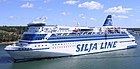 Silja Linen Silja Festival -laiva, joka kulki ennen Suomen, Ahvenanmaan ja Ruotsin välillä.