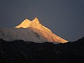 Manaslu after sunrise