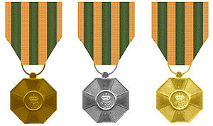 De drie medailles