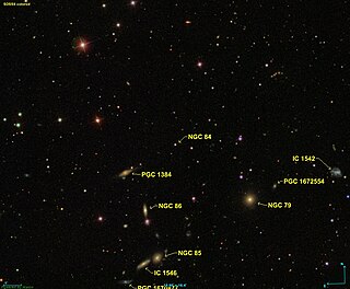 <span class="mw-page-title-main">NGC 84</span> Star in the constellation Andromeda