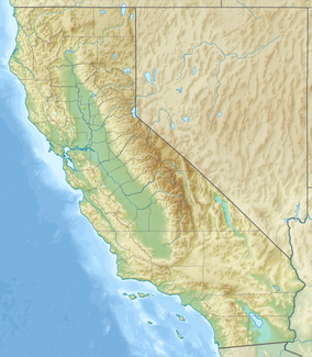Map showing the location of Inyo National Forest