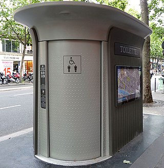 <span class="mw-page-title-main">Sanisette</span> Self-cleaning public toilet