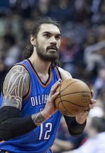 Steven Adams was selected 12th overall out of Pittsburgh. Steven Adams (32049572304).jpg