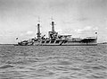 Hyperboloid towers of USS Oklahoma, 1920.