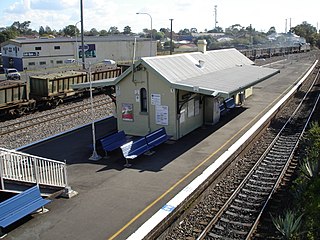 <span class="mw-page-title-main">Victoria Street railway station, New South Wales</span> Railway station in New South Wales, Australia