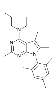 Antalarmin Chemical compound