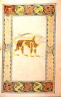 The Lion, here of Mark (folio 191v)